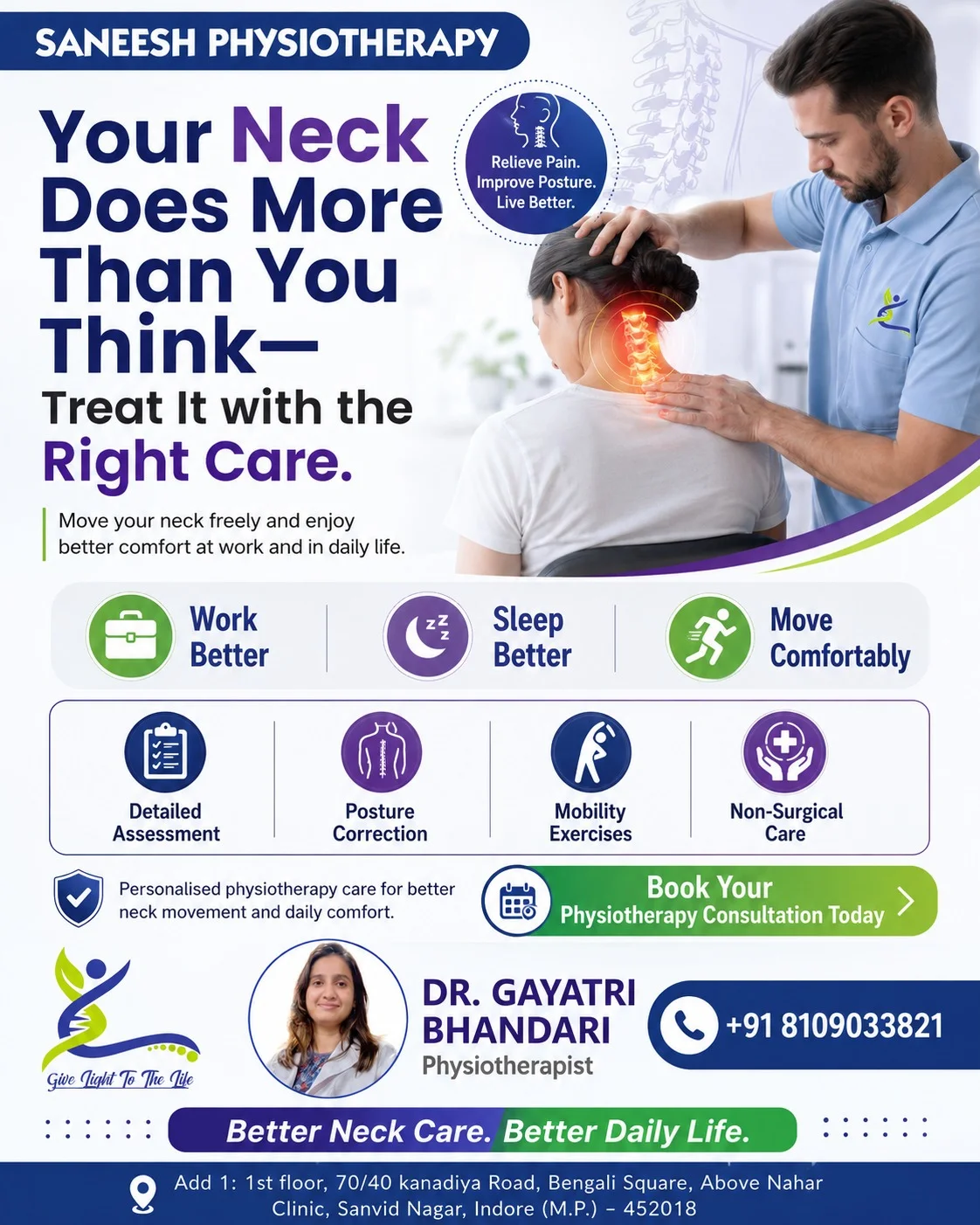 Neck Pain Physiotherapy in Indore
